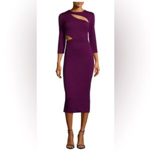 Elizabeth & James Virginia 3/4 sleeve cut out dress